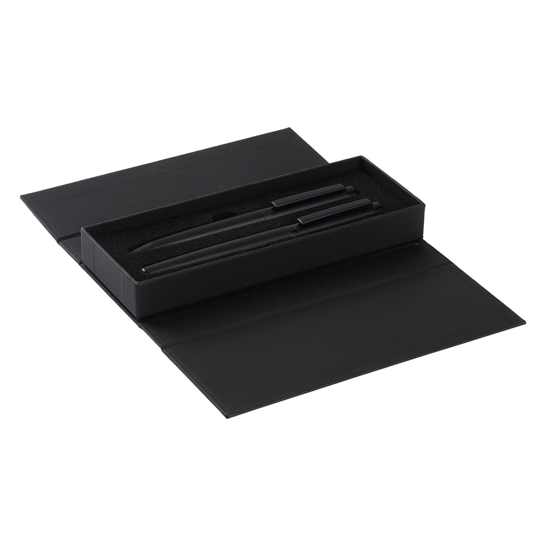 Metalna kemijska olovka i roler u setu