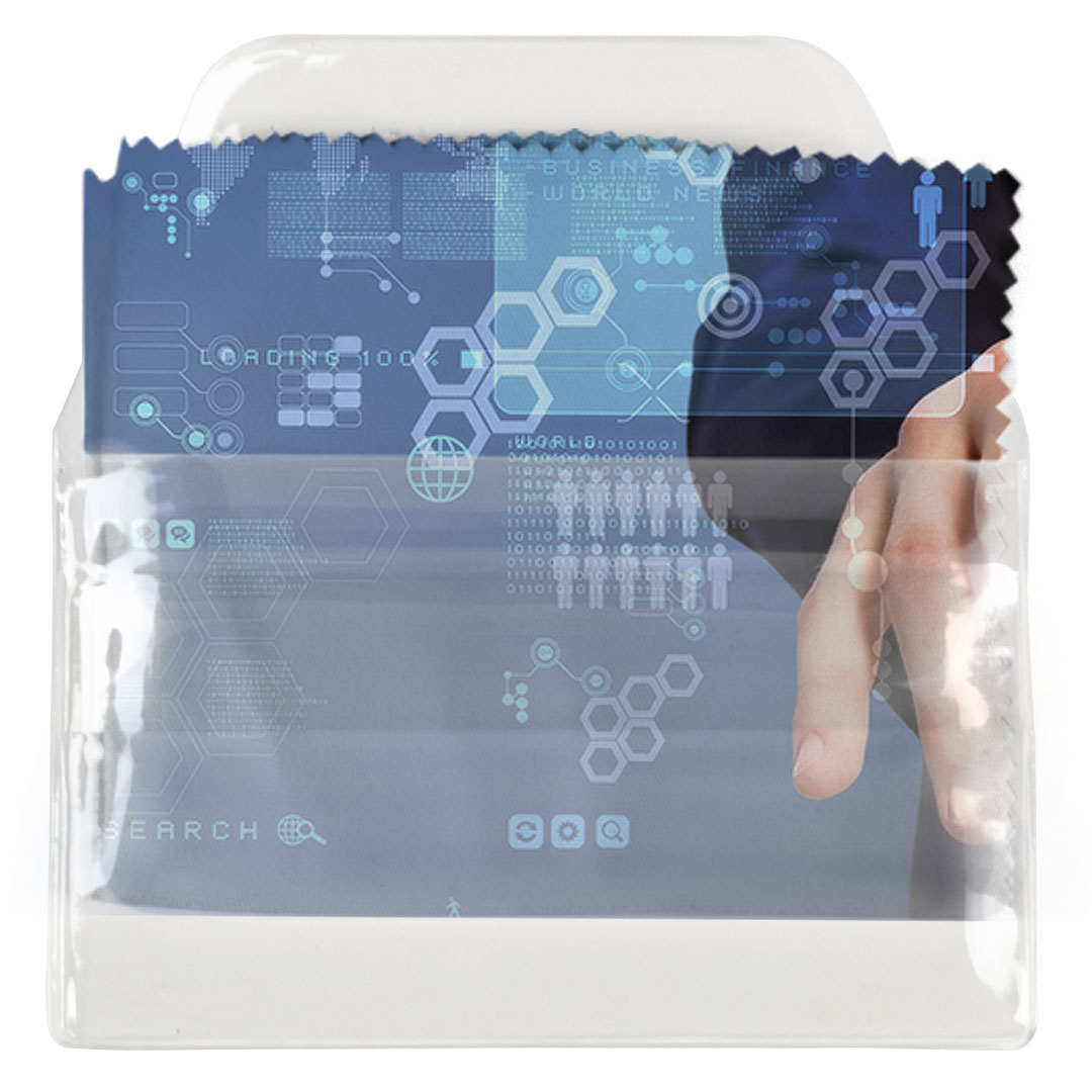 Plastični etui za PURE krpicu, 100 kom